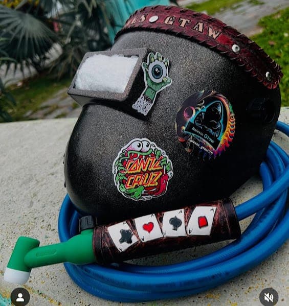Máscara de solda personalizada Gringa Style